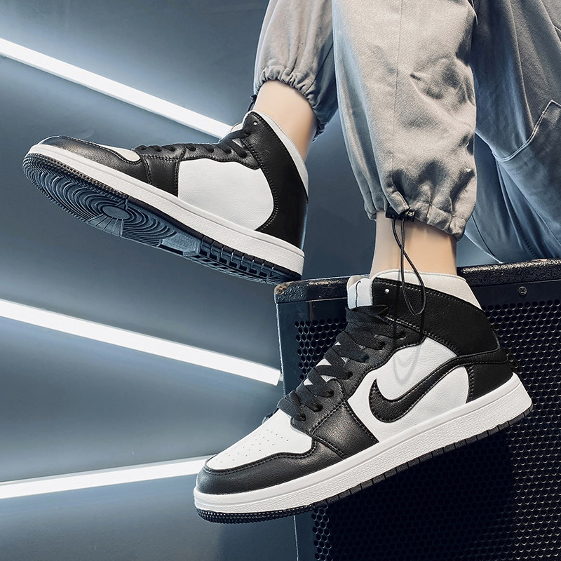 aj男鞋2021年春季新款高帮板春秋夏季透气百搭高帮鞋