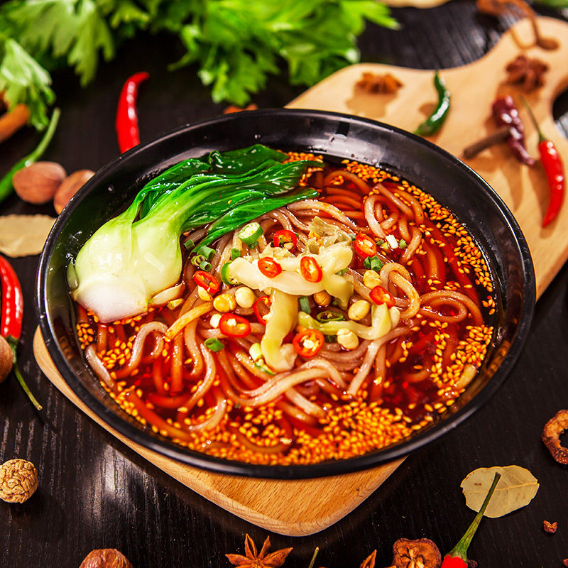 重庆雅叔酸辣291g5袋小面155g3袋方便速食冲泡方便面