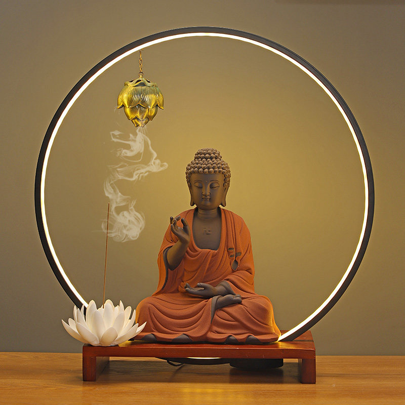 如来如来佛佛祖大号佛像摆件禅意释迦摩尼家居摆件