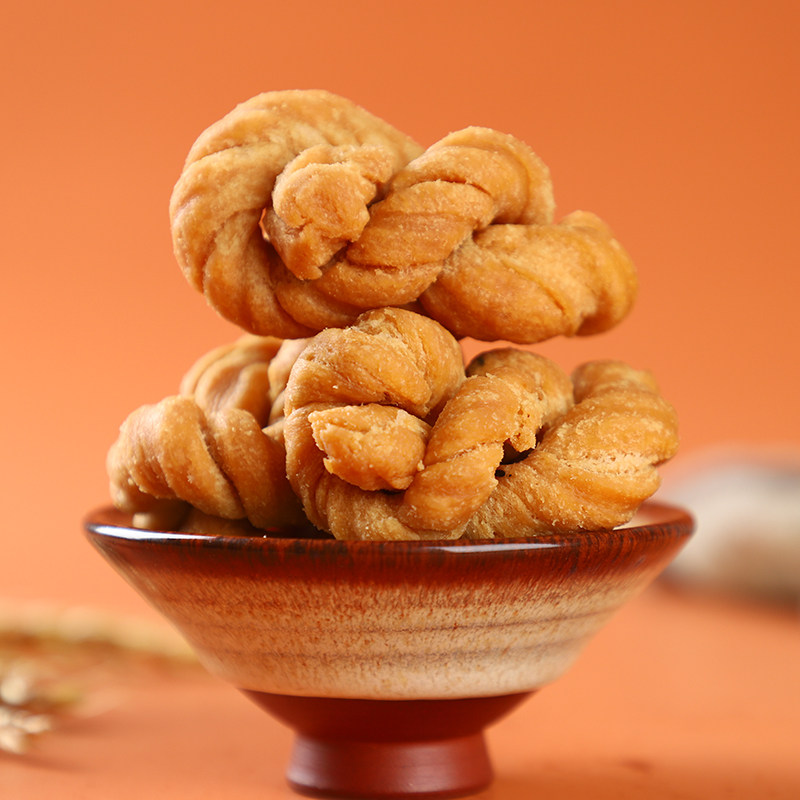 重庆特产正宗小吃磁器口古镇千年陈麻花340g礼盒装糕点零食酥脆