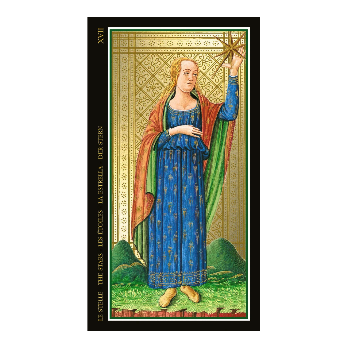 现货进口正版镀金维斯康塔罗viscontitarot烫金桌游卡牌