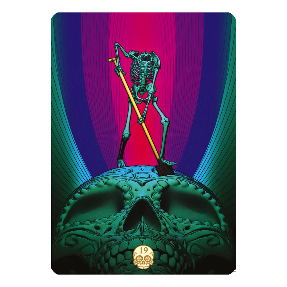 现货进口正版死亡圣神神谕santamuerteoracle桌游卡牌