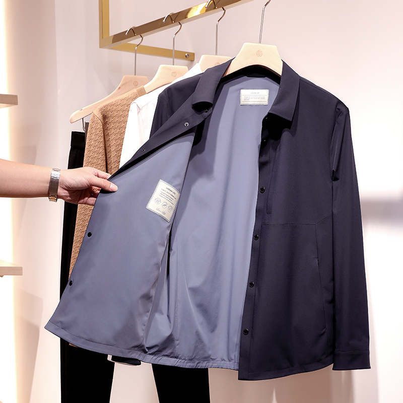 【HN2111029】轻便随行 春季男士户外休闲商务运动翻领夹克外套
