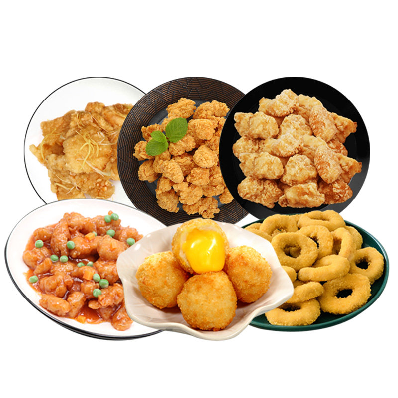 春雪团圆油炸小吃套餐42斤油炸冷冻半成品清真食品鸡肉零食小吃
