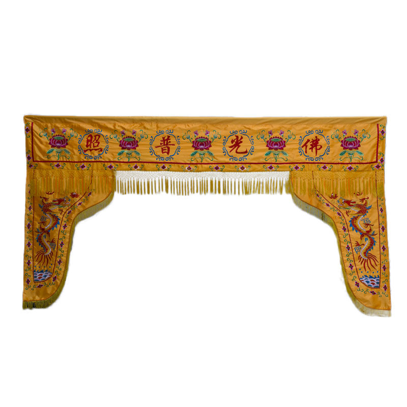 佛教绣品3米装饰龙门龙帐佛门佛帐帘帐潮绣刺绣