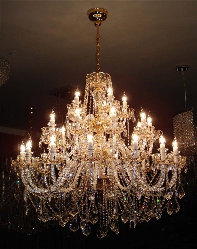 楼梯奢华欧式水晶双层吊灯灯灯大气餐厅别墅客厅吊灯