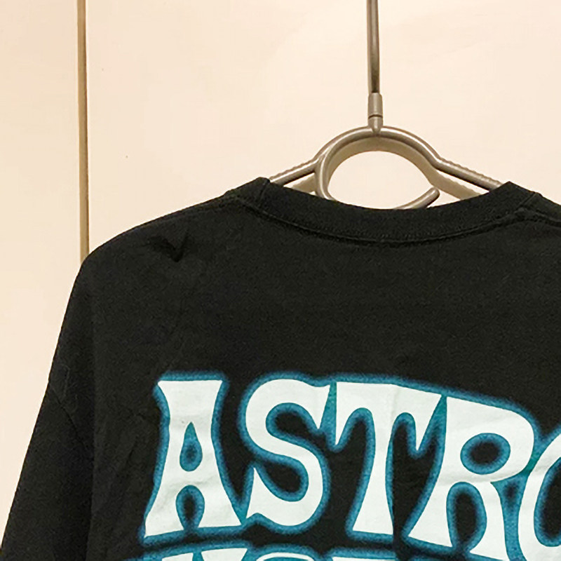 travisscottcactusjacklongsleevetee说唱巡演男女t恤