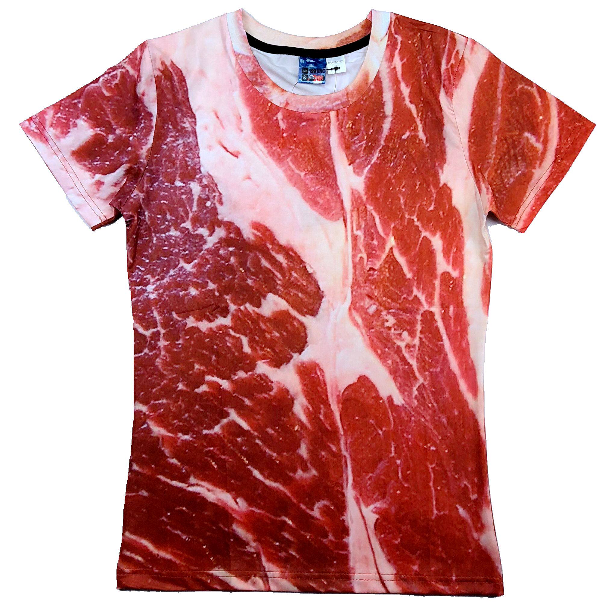 肌肉搞怪搞笑假腹个性短袖3d奇葩衣服恶搞t恤