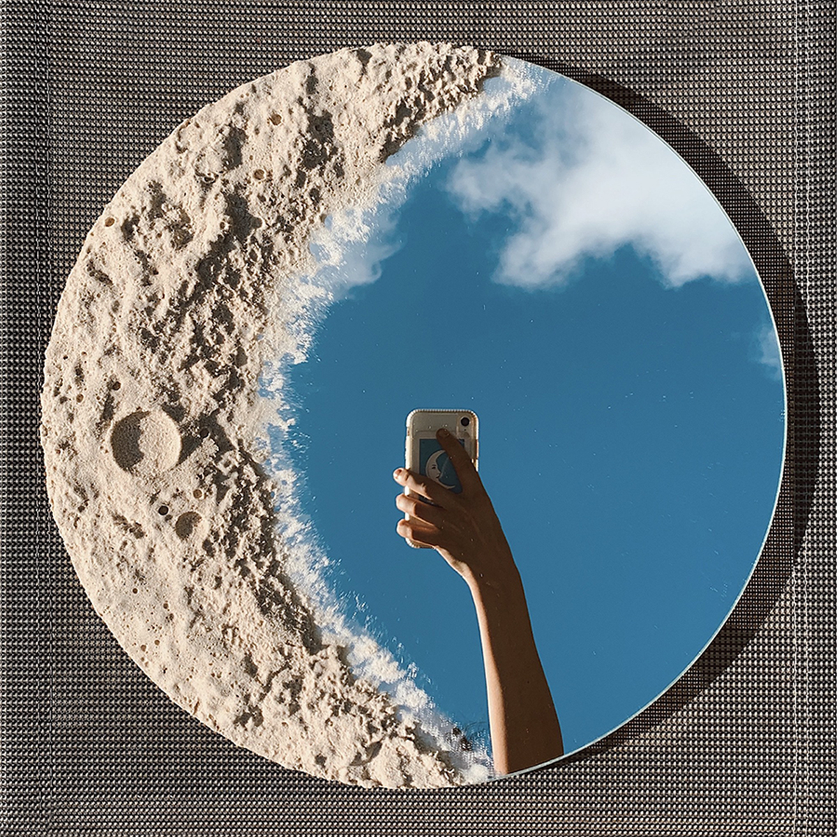 镜子装饰艺术圆形卫浴搭配化妆镜化妆壁挂现代简约化妆镜