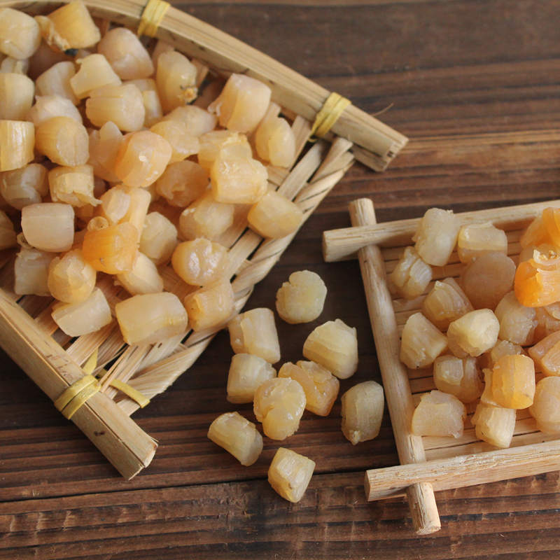 干货台山特产淡晒干贝即食瑶柱扇贝元贝新货干贝