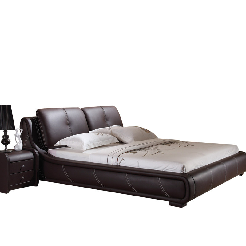 澳莎品牌水床简约时尚真皮软床温水水床垫