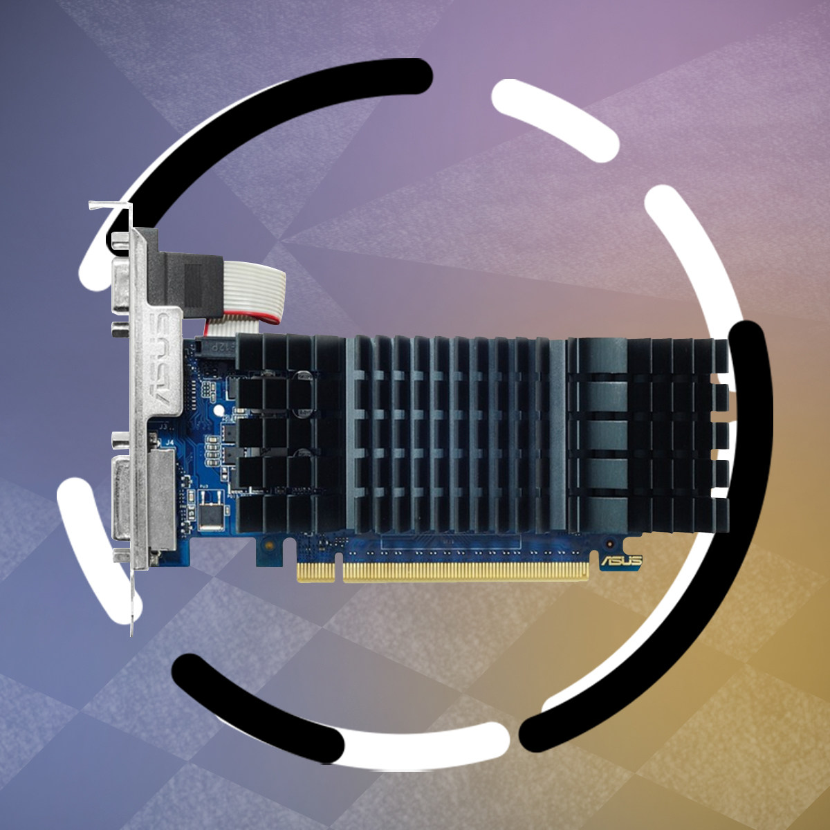 asus华硕gt730-sl-2gd5-brk台式机显卡2g显存显卡