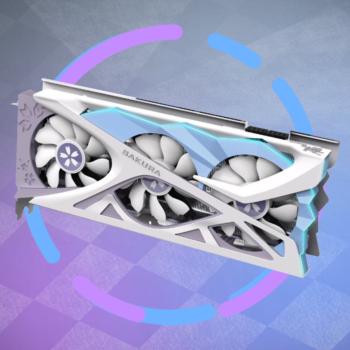 盈通yestongeforcertx30708ggddr6樱瞳花嫁纪念版显卡