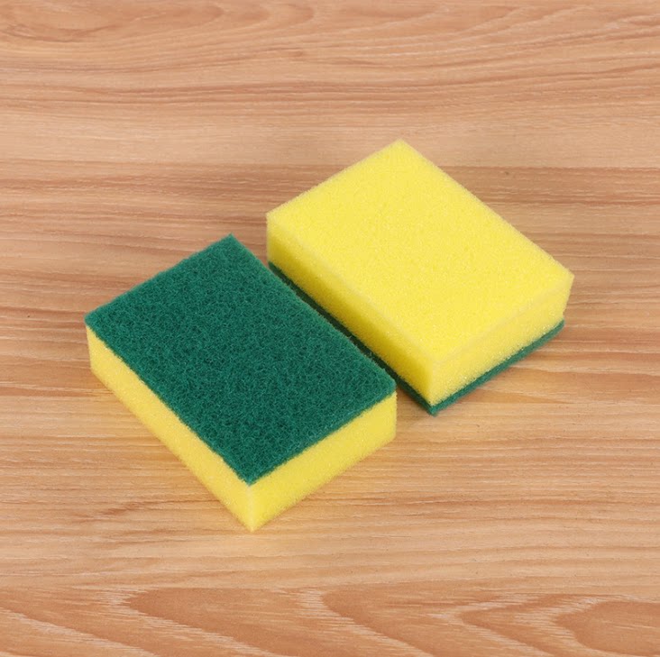 海绵擦洗洗碗直角10x7x3cm清洁布百洁百洁布海绵三个海绵擦