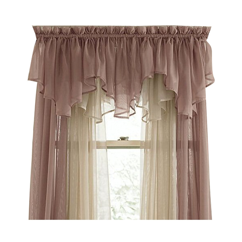 定制成品卧室客厅魔术贴白纱窗帘头窗幔帘头幔头窗纱纱帘布料纱