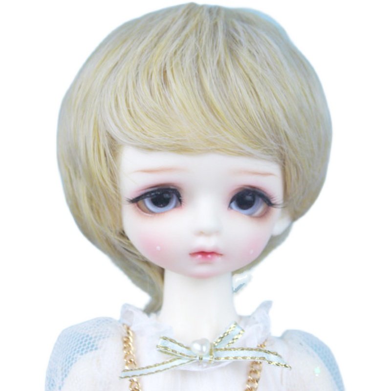 萌发娃娃短卷发可爱萌娃头发bjd4假发叶罗丽3分bjd娃娃
