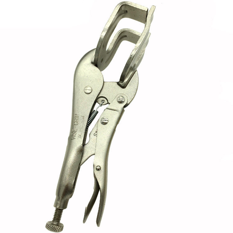 焊接管子美国两段钳管大力平板夹持时用对口大力钳