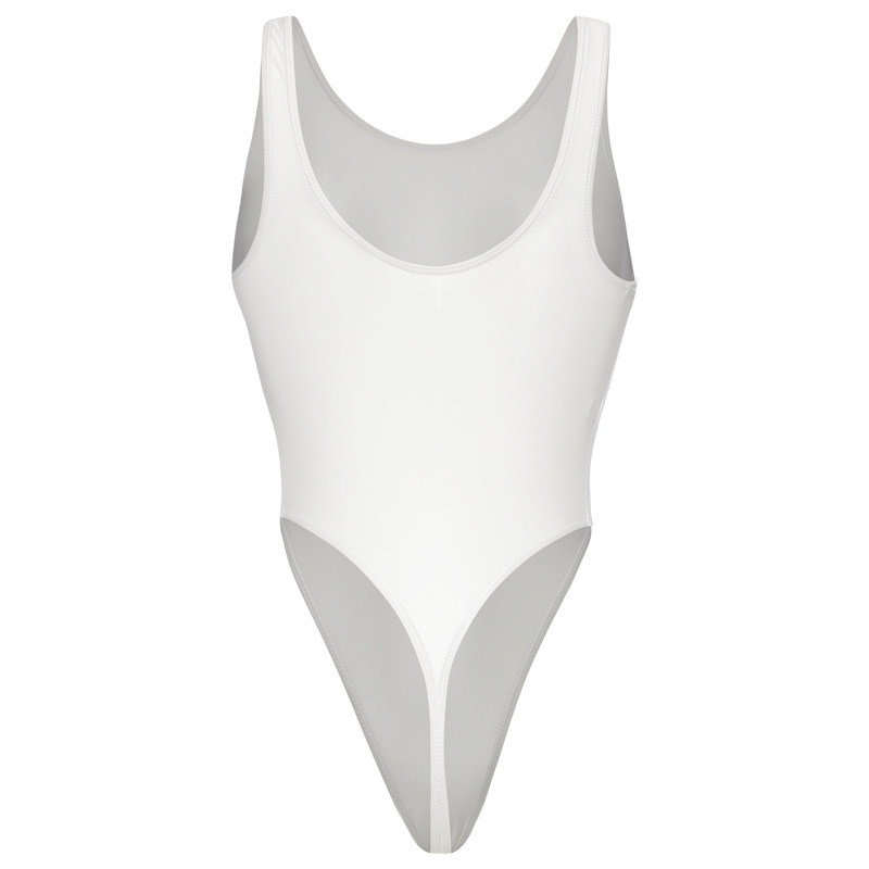 三角泳衣女显瘦遮连体露背无袖镂空休闲复古连体泳衣