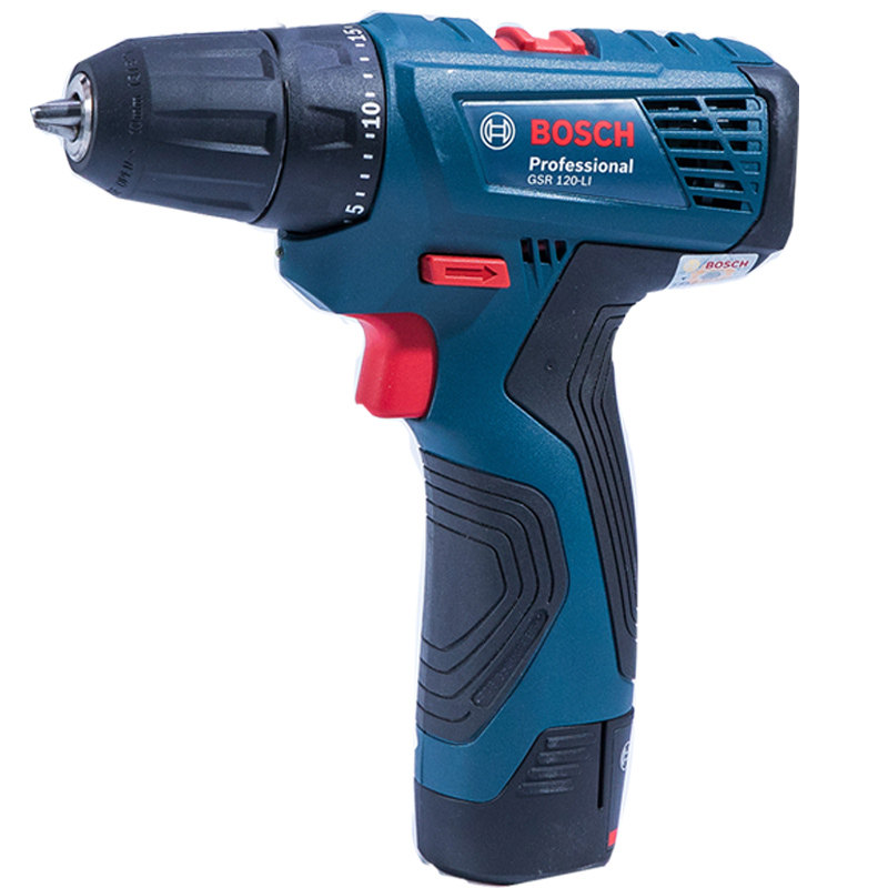 博世12v电动螺丝刀充电式手电钻gsr120li家用手枪钻博士电动工具