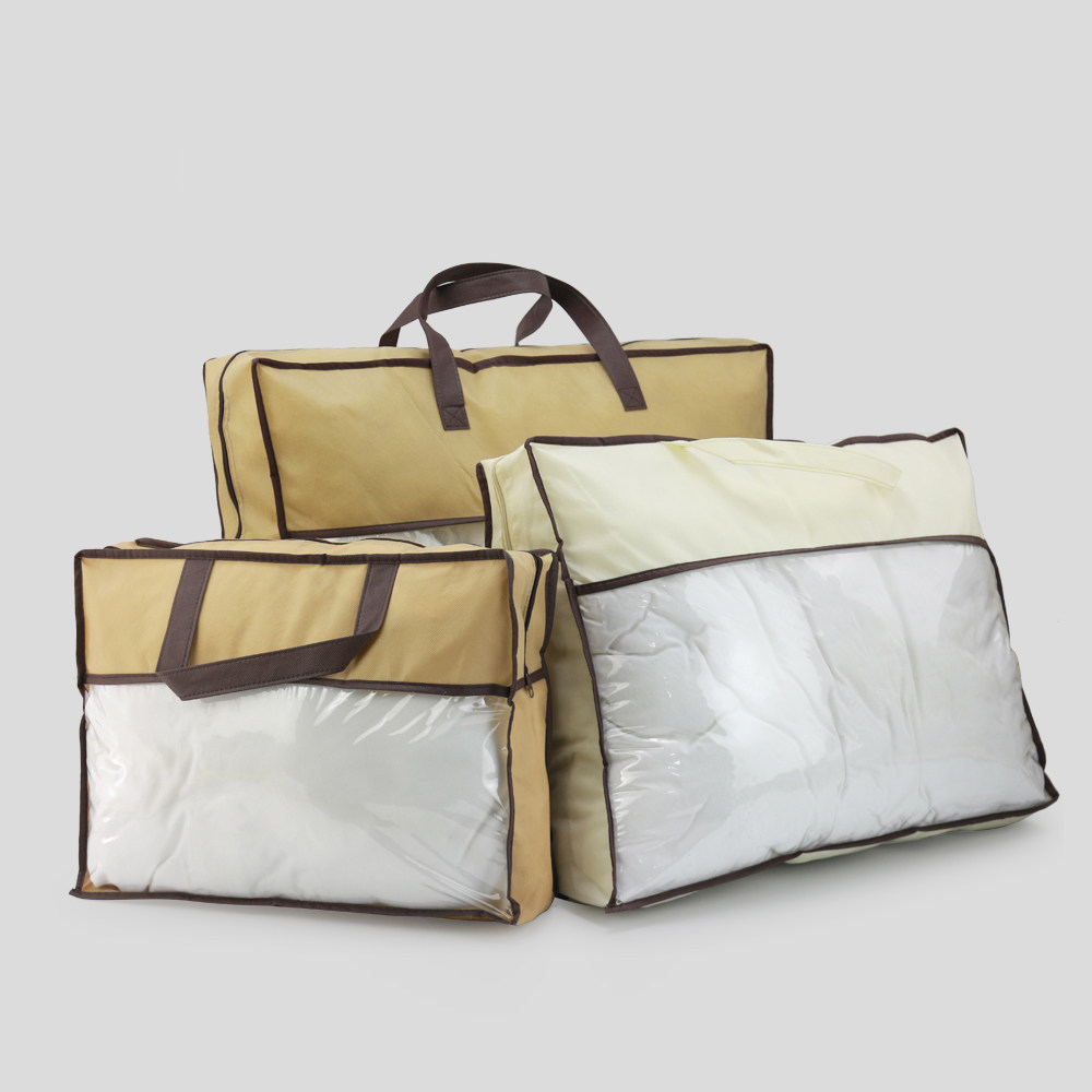 无纺布家纺定做棉被包装袋印刷被子收纳拉链毛毯被子防尘袋