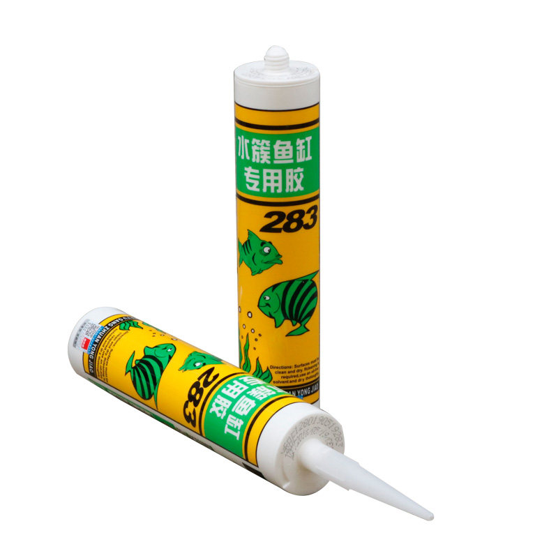使你佳283水族鱼箱缸专用胶大板酸性透明快干玻璃胶aquarium glue