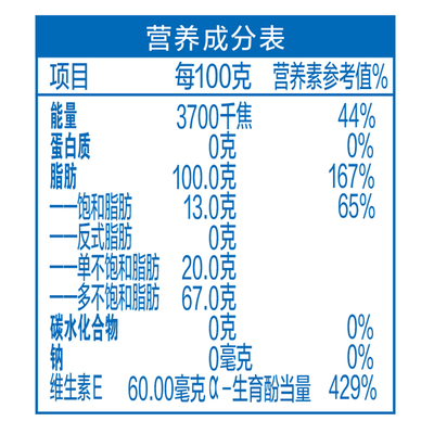 金龙鱼阳光零反式脂肪葵花籽油5l 原料进口压榨葵油 家用食用油