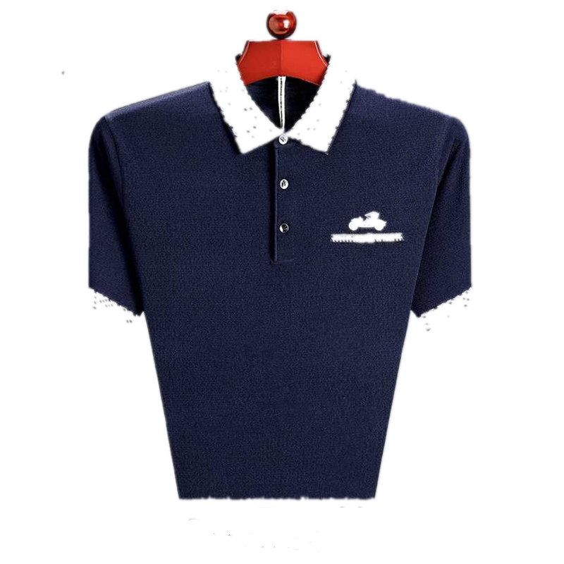 老爷车正品短袖中年男土桑蚕蚕丝夏衣翻领半袖polo衫