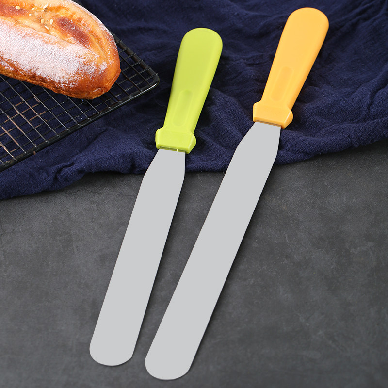 不锈钢蛋糕奶油裱花抹刀黄油果酱6寸8寸10寸其它烘焙器具