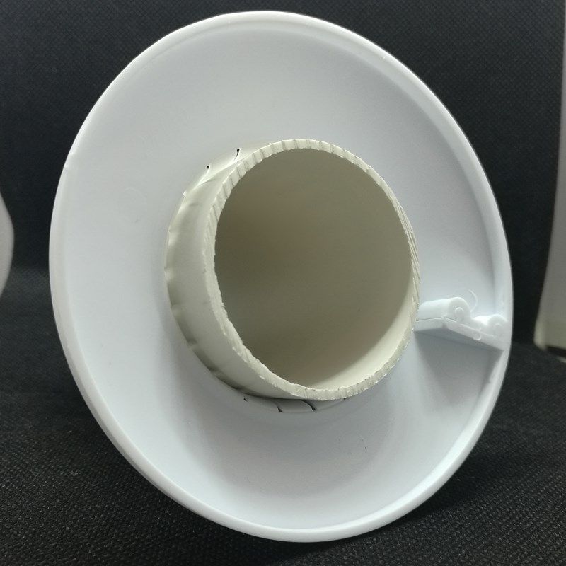 自来水下水管道装饰盖美帽遮挡美化遮丑盖半开型50/75/110/160管