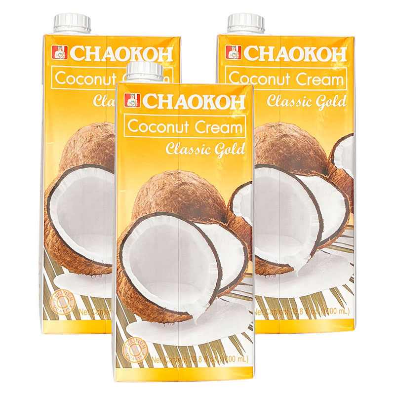 包邮泰国进口俏果金标椰浆chaokoh浓度1l甜品其他