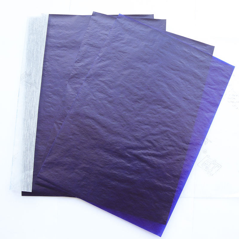 上海牌复写纸8开双面复写大张印纸16k手写48k印色纸32k薄型过底纸