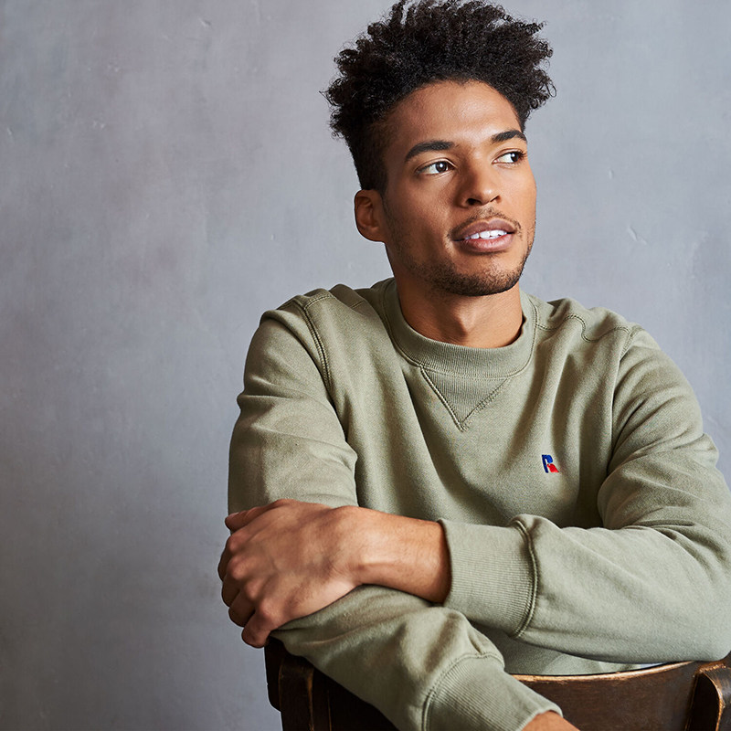 现货市井russellathletic美潮罗素运动经典圆领卫衣卫衣