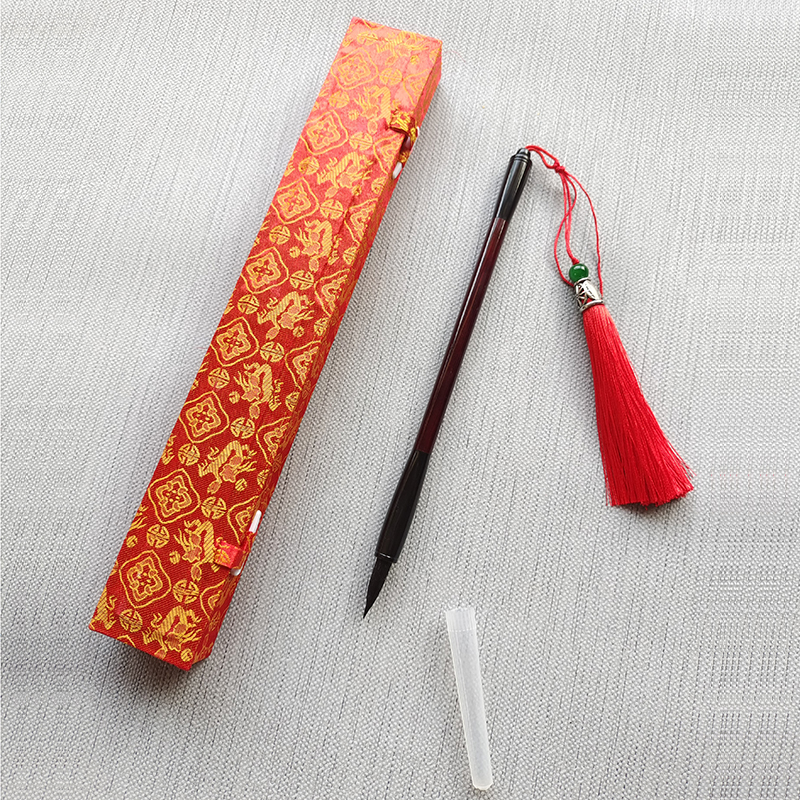 胎发纪念品宝宝头发制作胎毛毛笔diy自制新生胎毛笔