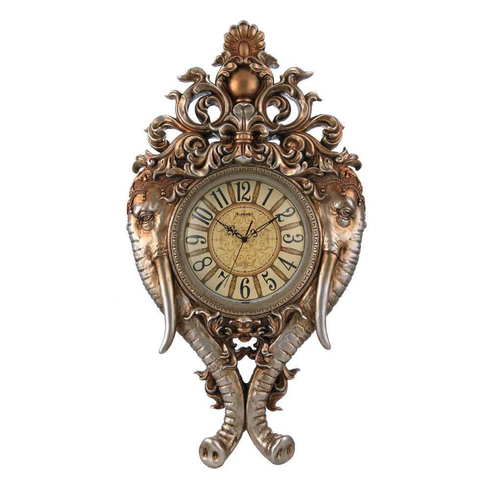 美时美刻杰伯力欧式皇家古典挂表客厅挂钟复古静音挂钟