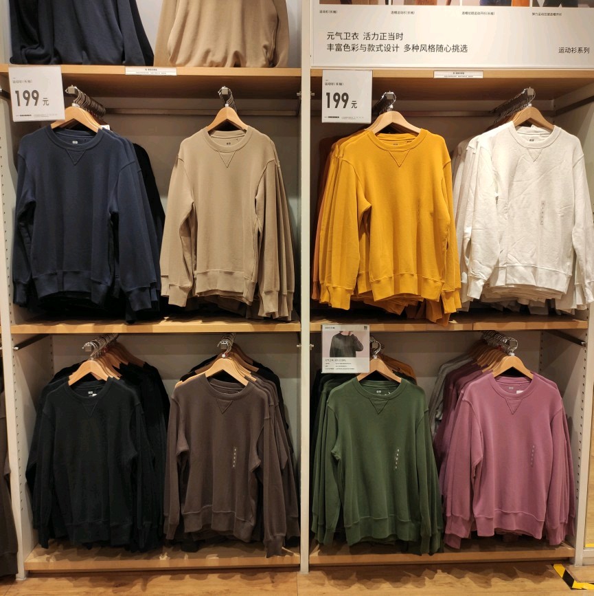 男装 运动衫 429159 433044 440529  优衣库 国内代购