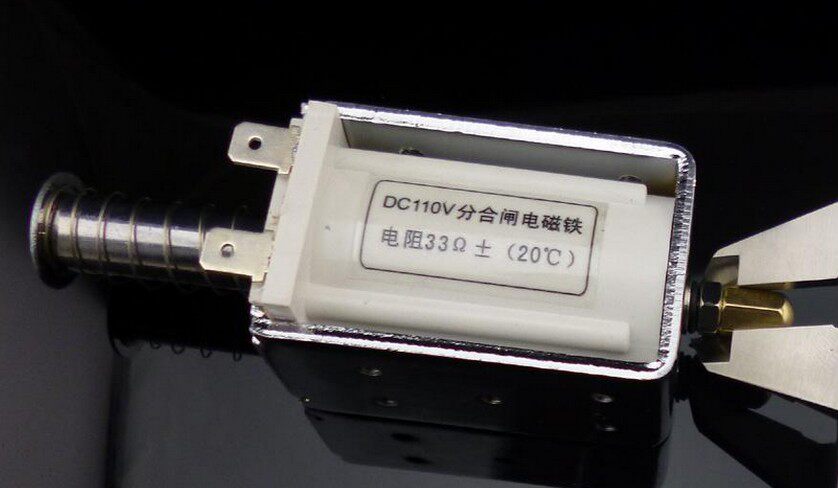 zn63a vs1分合闸电磁铁 推拉式 vs1分合闸线圈 dc220v 阻 160欧姆