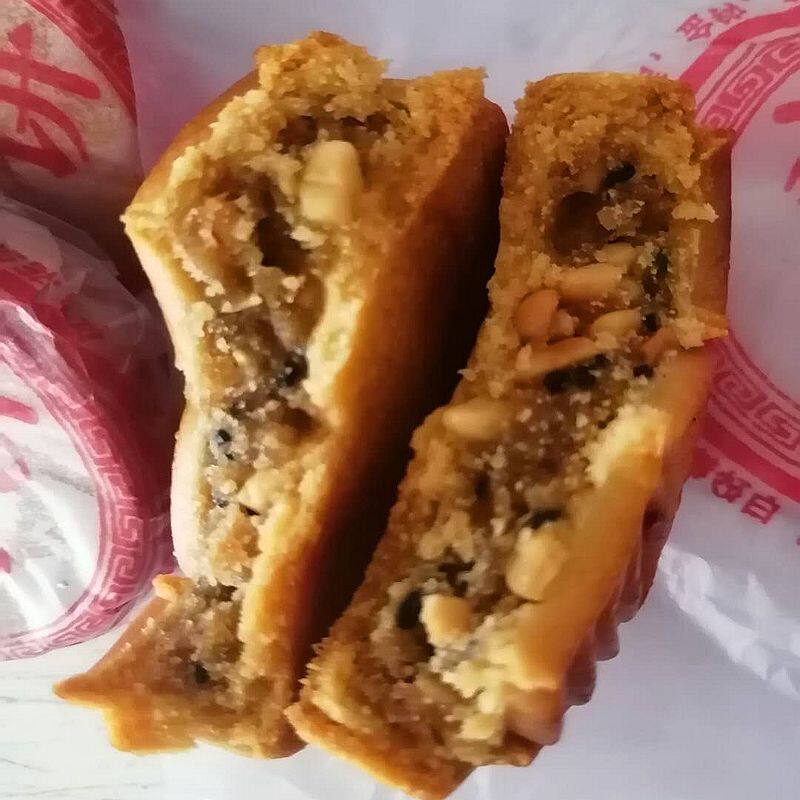 月饼散装四川老式蓬溪特产冰糖花生油纸饼冰月饼