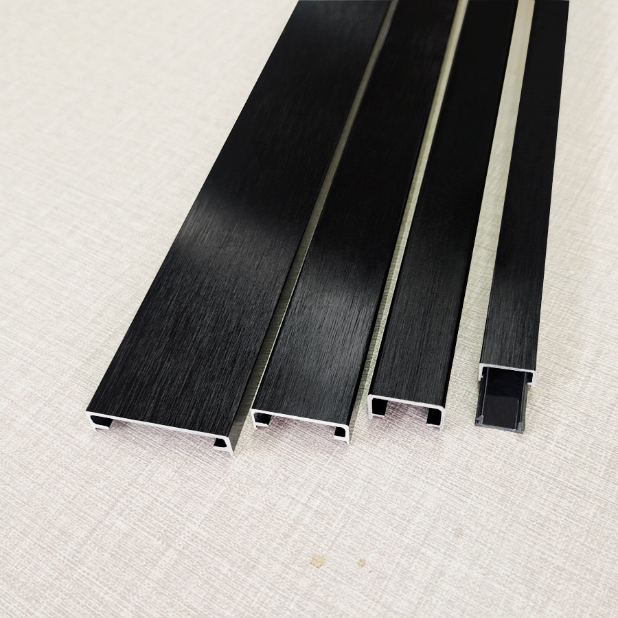 钛金铝合金背景打底条免装饰吊顶拉丝金拉丝玫瑰收边条