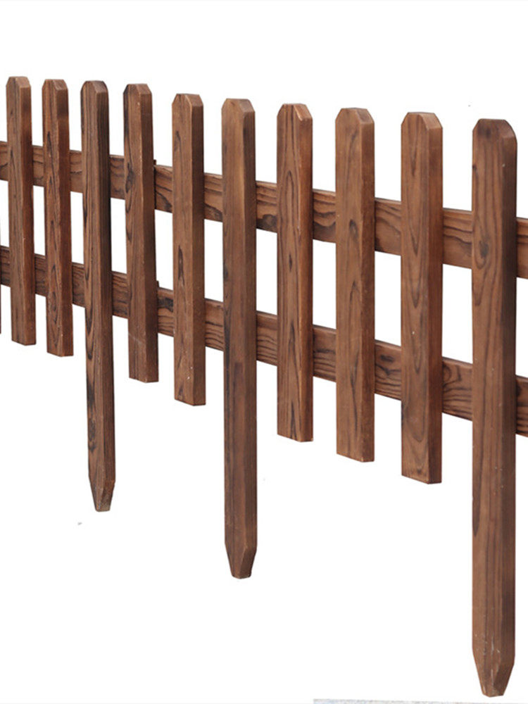 花园草坪防腐木栅栅栏护栏栏杆围栏篱笆栏栅大型篱笆