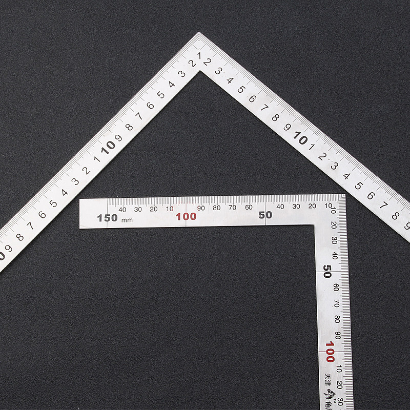 多功能组合角尺水平300mm不锈钢活动直角尺三角尺45度角尺