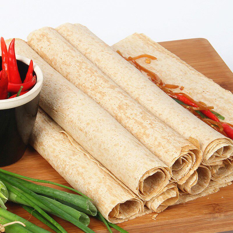 全麦煎饼大山东临沂煎饼非纯手工煎饼卷大葱粗粮5斤五谷杂粮包邮