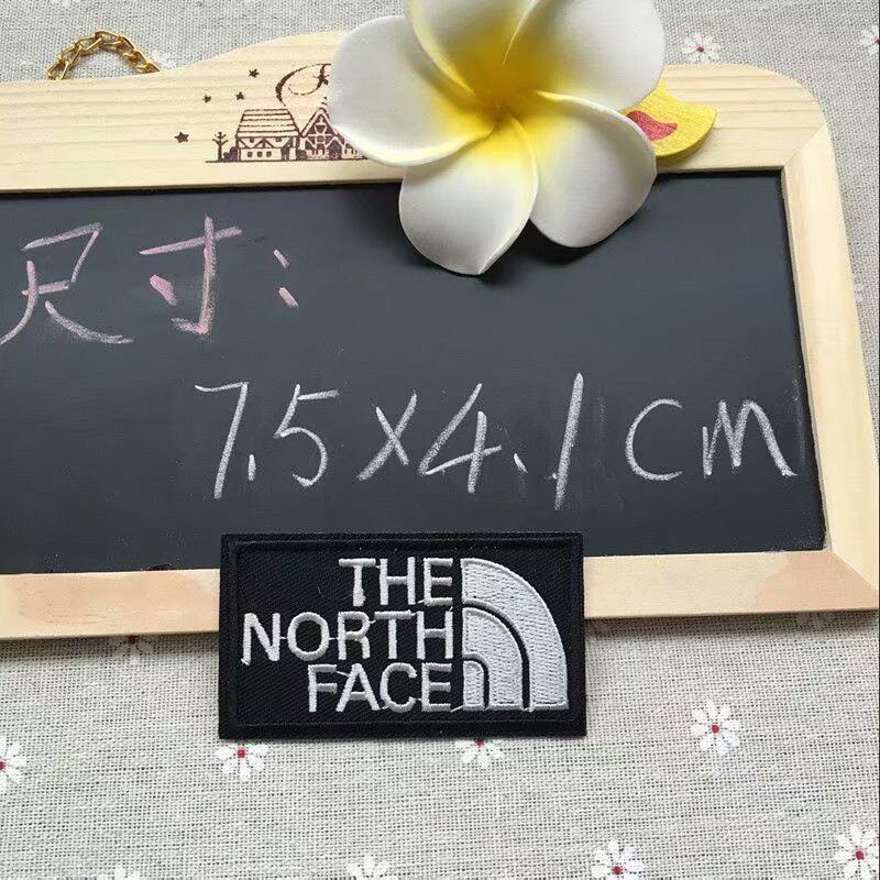 北面northface品牌logo刺绣布贴徽章胸章修补补贴布贴