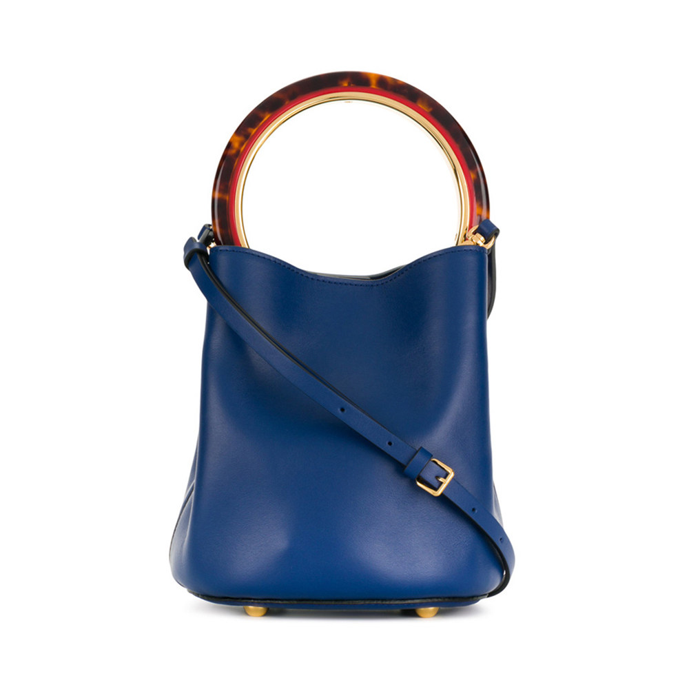 marni牛皮女士时尚挎包玛尼经典pannier女士包袋