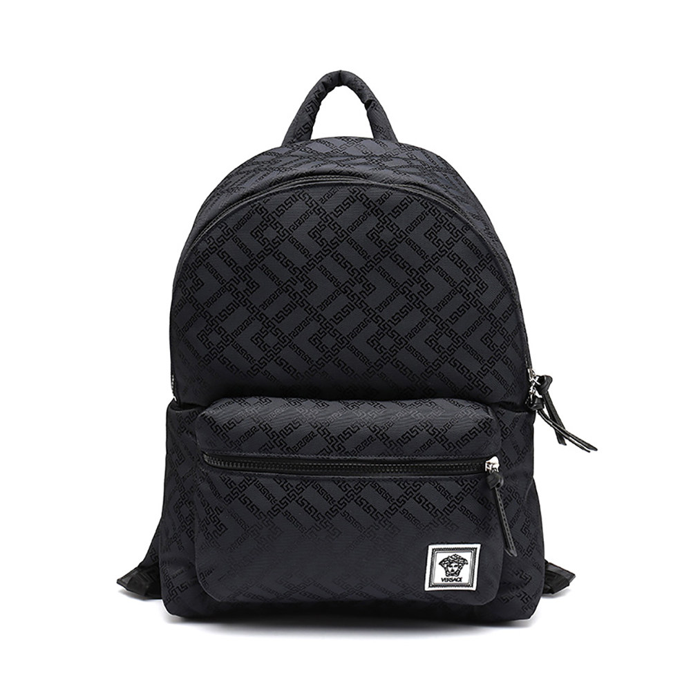 versace藏蓝色男包双肩背包范思哲新款双肩包书包新年礼物