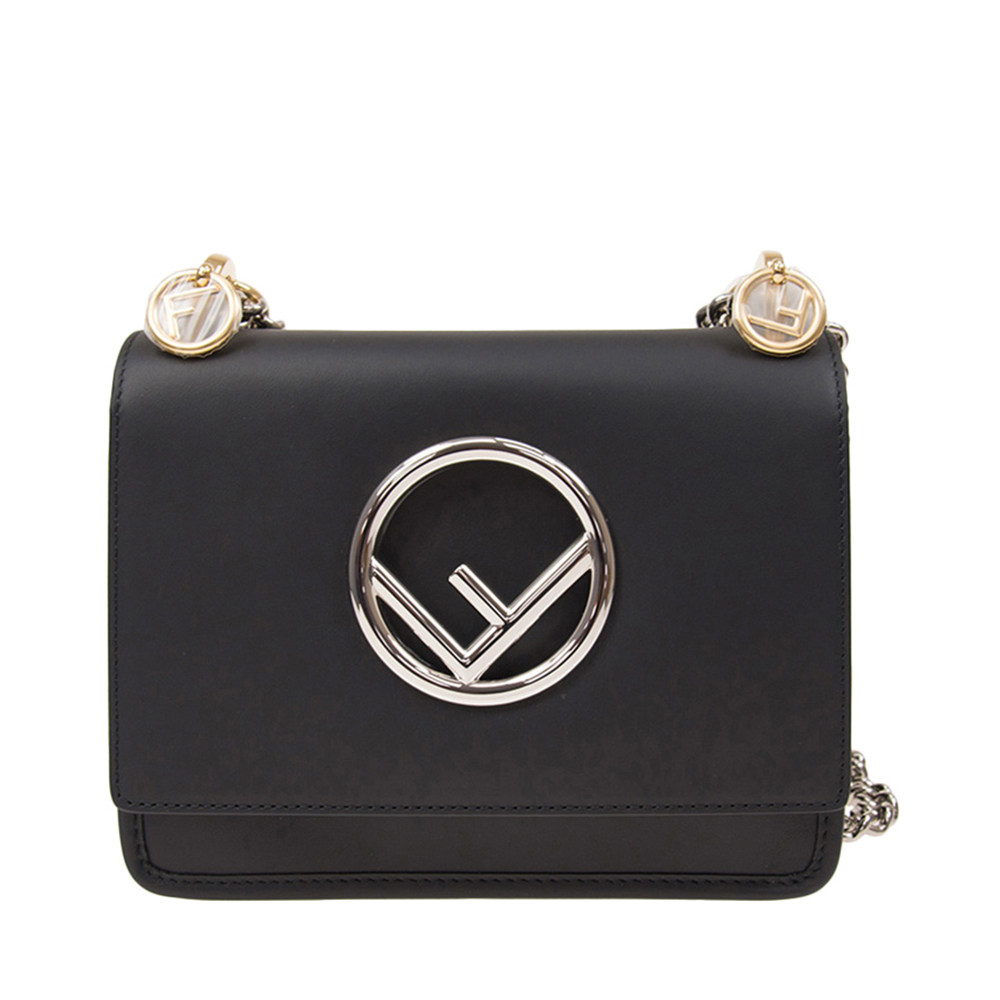 fendi芬迪2020秋冬女士百搭小牛牛皮单肩斜挎包女士包袋