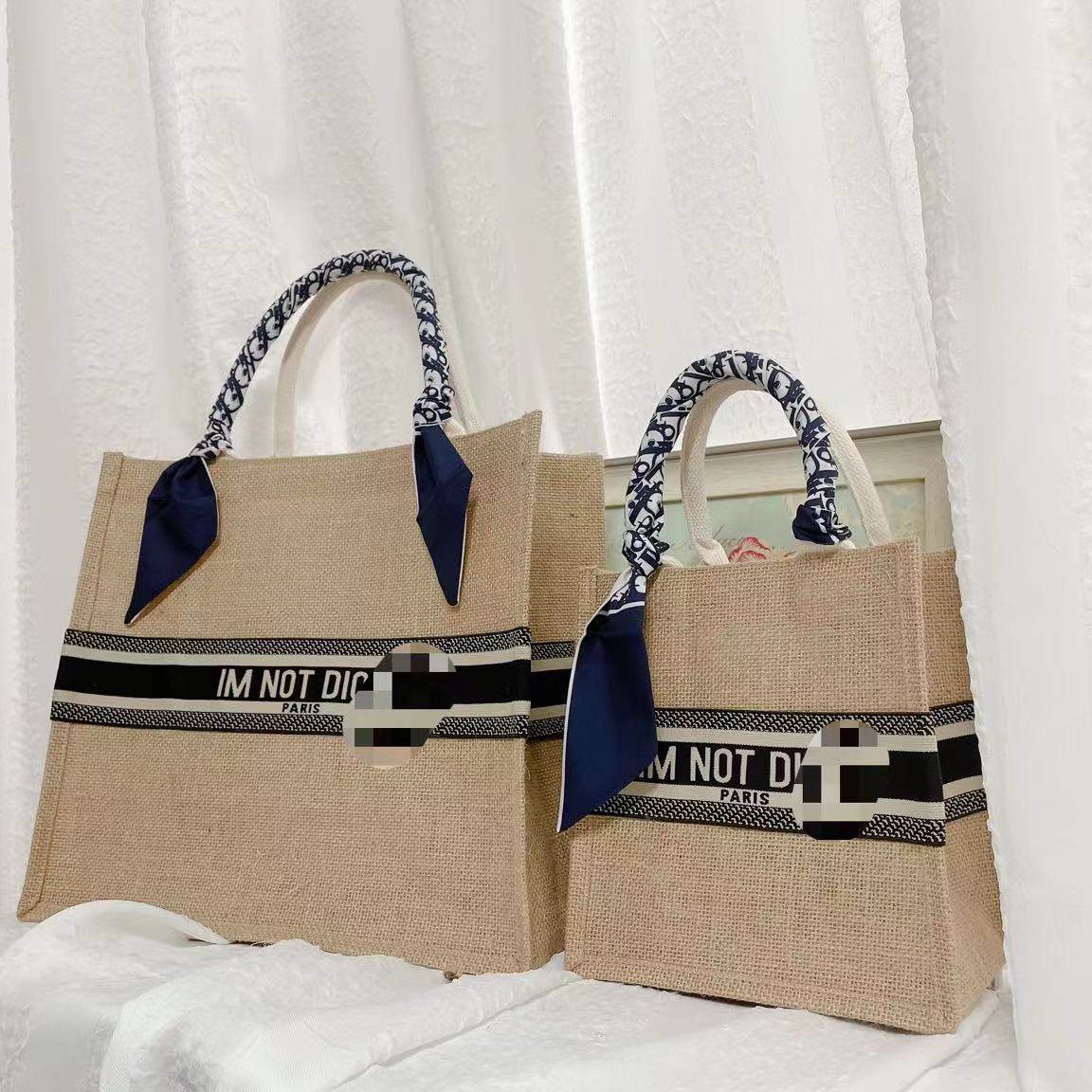 小红无印良品muji同款麻布布袋diy改造字母织带通用款女包