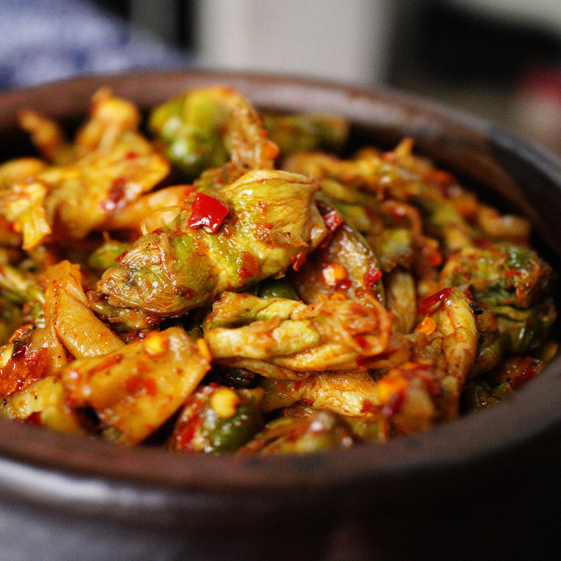 麻辣儿菜干 重庆特产农家工艺榨菜500g 咸菜下饭菜