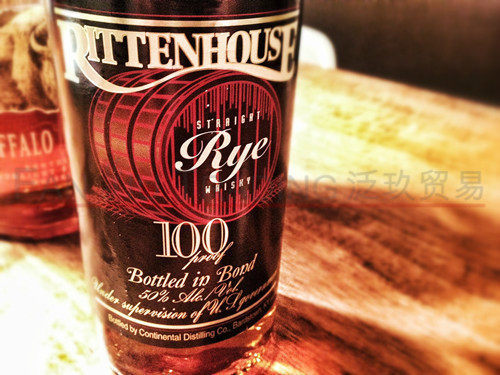 洋酒美国原瓶进口rittenhousestraightrye瑞顿经典黑麦威士忌
