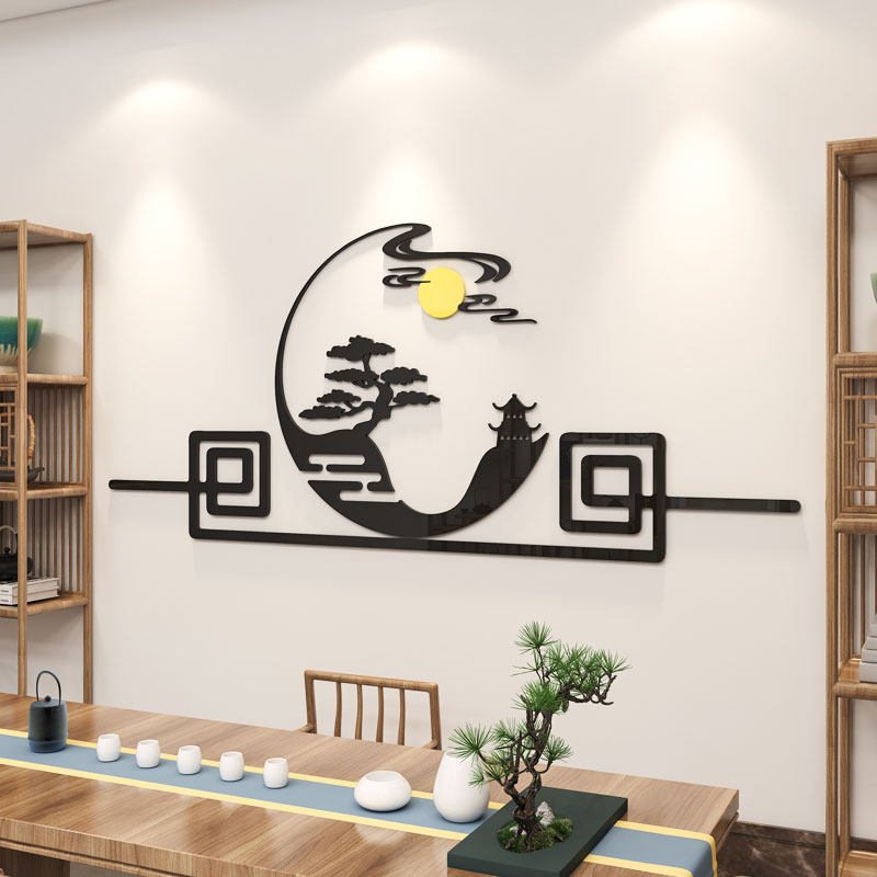 简约网红创意3d立体贴纸卧室床头客厅餐厅墙贴