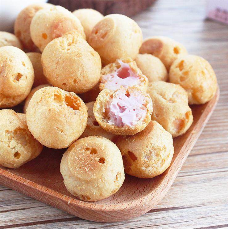 泡芙零食aji饼干60g草莓牛奶菠萝夹心休闲夹心饼干